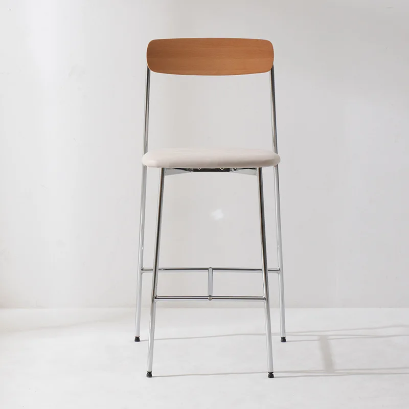 LMM,Home High Chair Nordic Creative Small Unit Light Luxury Bar Chair in Nordic