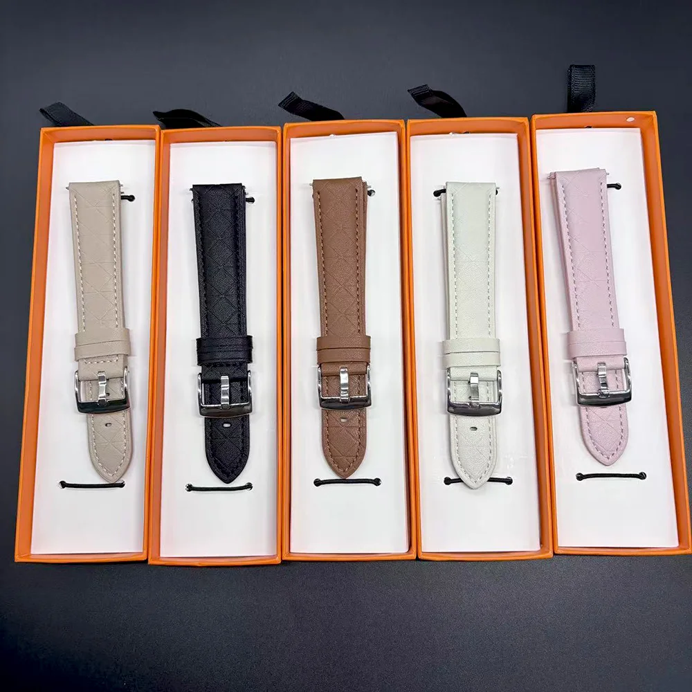 18mm 20mm PU Leather Strap For Huawei Watch GT4/2/3/GT5 Pro 41 42 43mm Smart Watch Band Honor Magic 2 42mm Replacement Bracelet