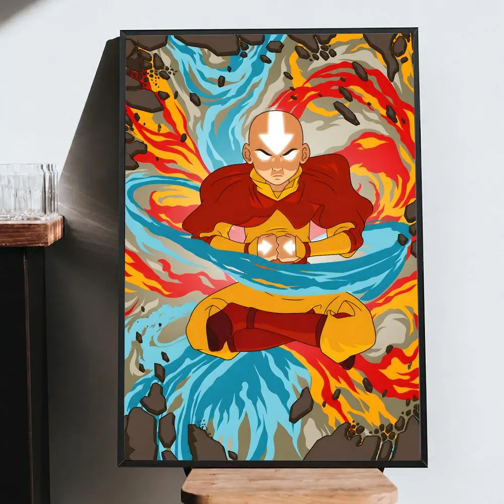 Animation Fantasy A-Avatar The Last Airbender Poster HD Print Wall Art Bedroom Dorm Office Gaming Room Cafe Gifts