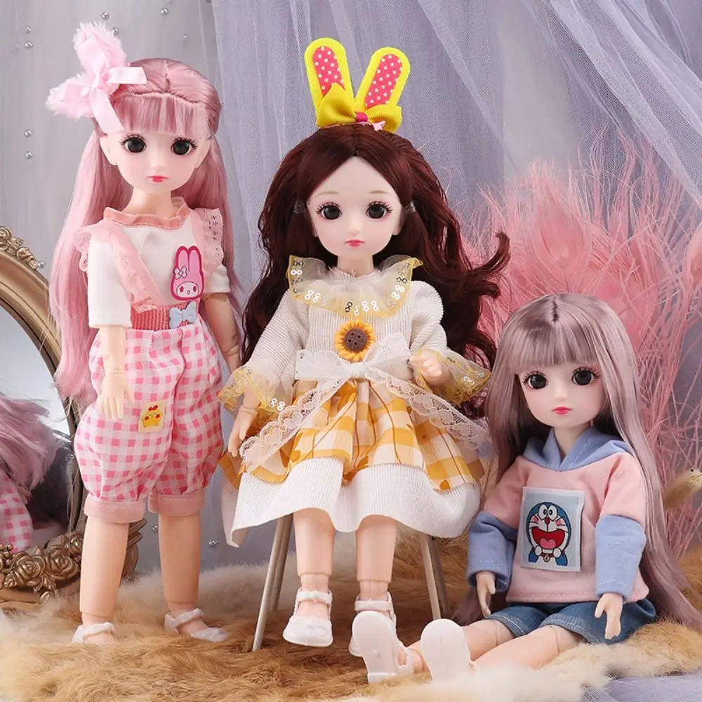 1/6 SD 30cm BJD Dolls&Clothes Attractive Eyes Long Hair 30cm Dress Up BJD Dolls Multi-style Elegant Dolls Princess Clothes Suit