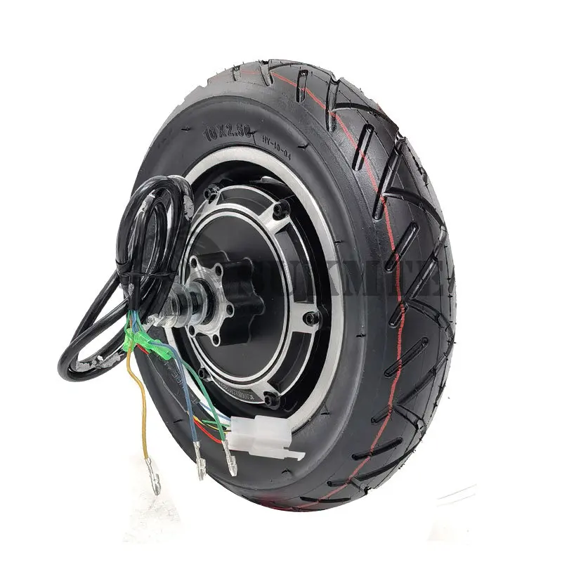 10 Inch 10X2.50 Inflatable Hub Motor 36v/48v/350W/500W For Two Wheel Three Wheel Electric Scooter Wheels