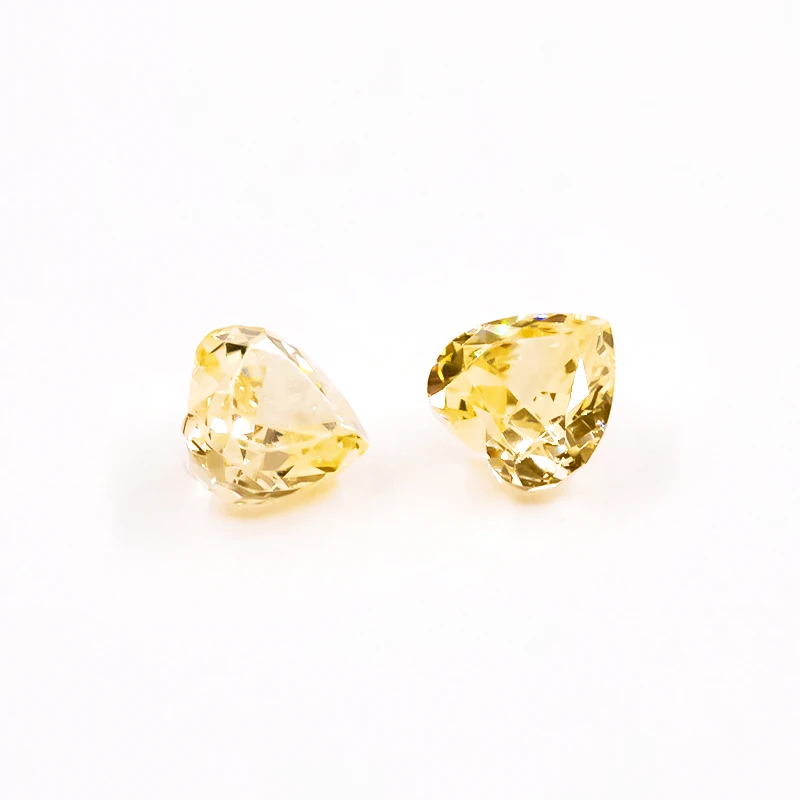 5x5mm Herz Zerkleinerte Eis-Schliff Lose CZ-Steine 5A Verschiedene Farben Kubisches Zirkonium Synthetische Edelsteine für Schmuck – Detail 5