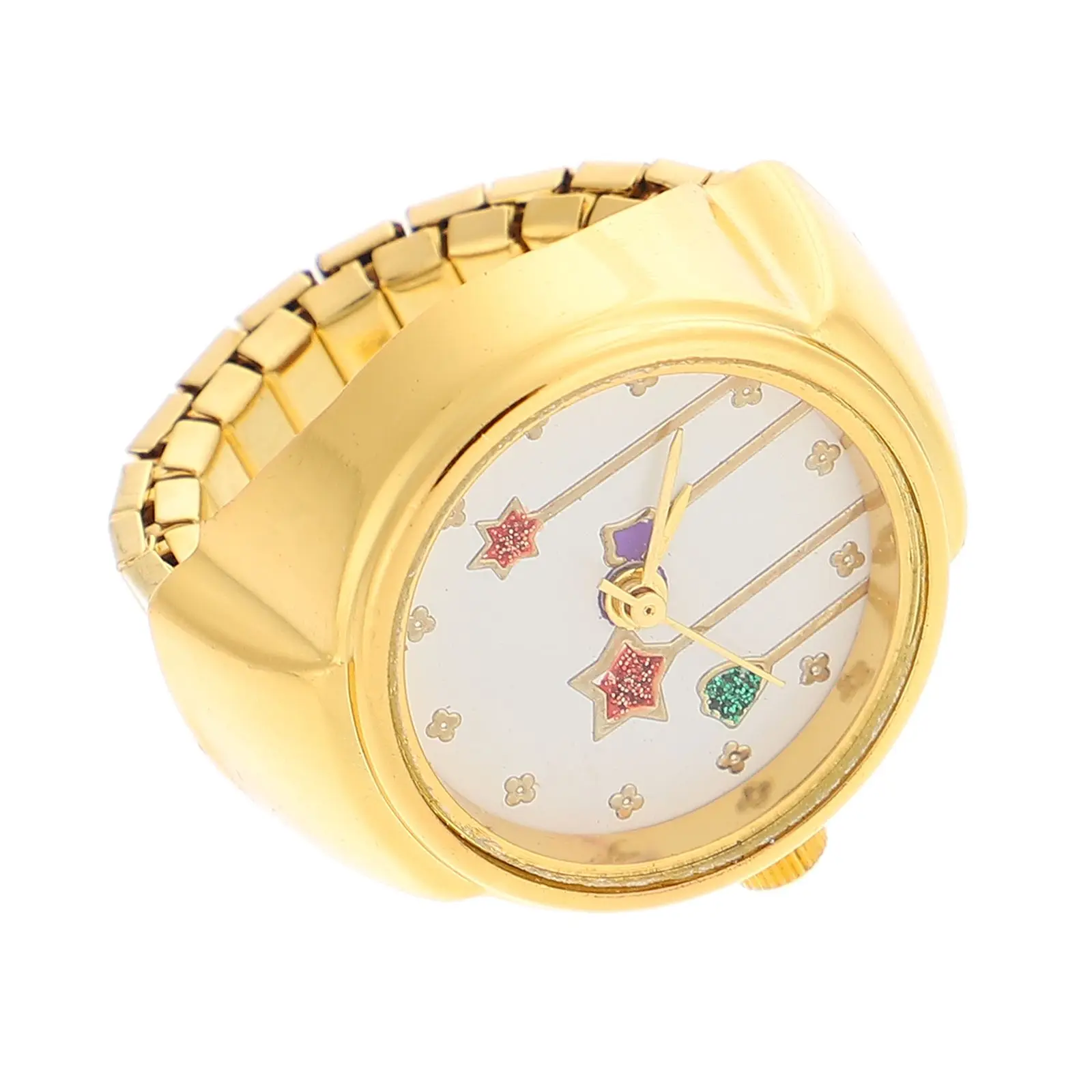 Ring Watch Stack Watches for Women Adjustable Fidget Wear-resistant Party Accessory Fashion