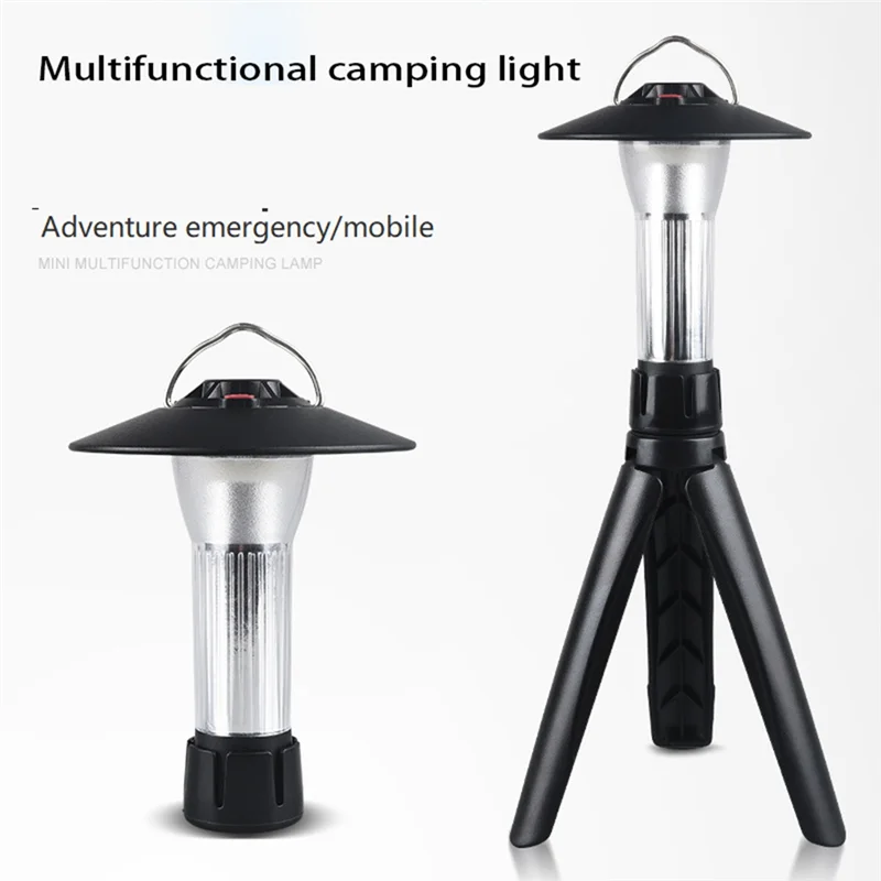 AU13-1Set منارة التخييم ضوء LED الإضاءة مخيم ضوء USB مصباح يدوي قابل لإعادة الشحن التخييم ضوء في الهواء الطلق صغير محمول