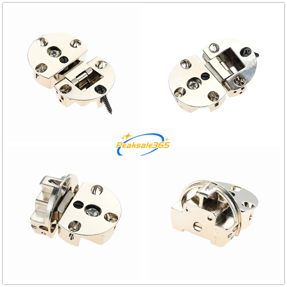 4pcs Flab Hinges Folding Table Invisible Hinge w/screws Zinc Alloy Strong Strength 57*35*7mm Adjustable Collapse Hinge Fittings