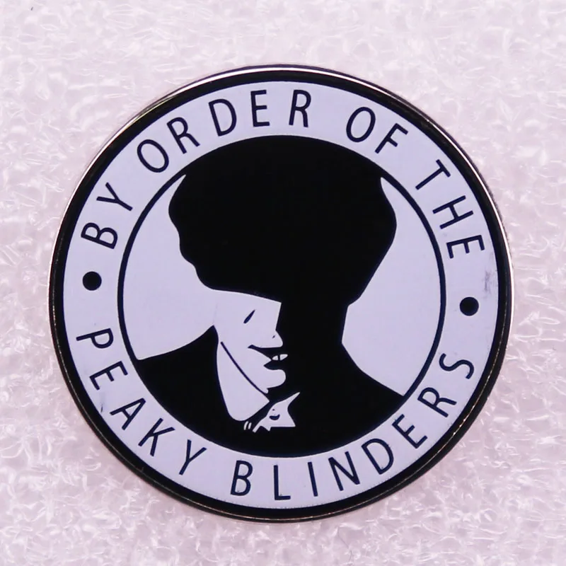 Peaky Blinders Enamel Pin Crime TV Series Inspired Lapel Pin Tommy Shelby Brooch Razor Blade Badge Accessories