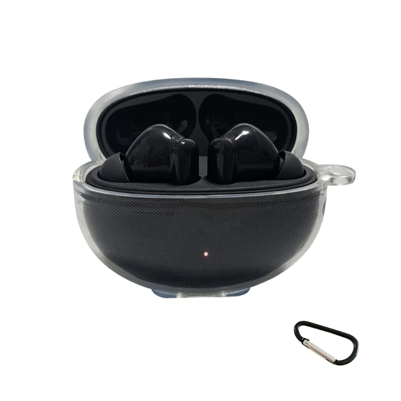 حافظة واقية شفافة لسماعات الرأس مناسبة لهاتف Huawei FreeBuds 6iCover غطاء مقاوم للصدمات وغطاء قابل للغسل ومضاد للغبار وجلد حماية