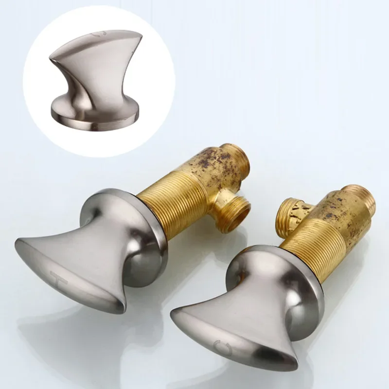 BAKALA Nickel hot and cold water Brass switch valve for Bathtub faucet shower mixer bathtub set faucet Bath faucet control valve