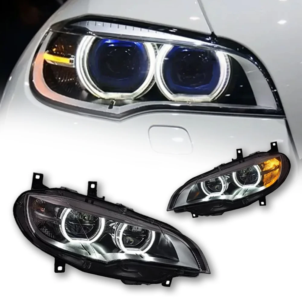 

Car Lights For BMW X6 E71 2008-2014 LED Car Lamps Daytime Running Lights Dynamic Turn Signals Automotive Accessories