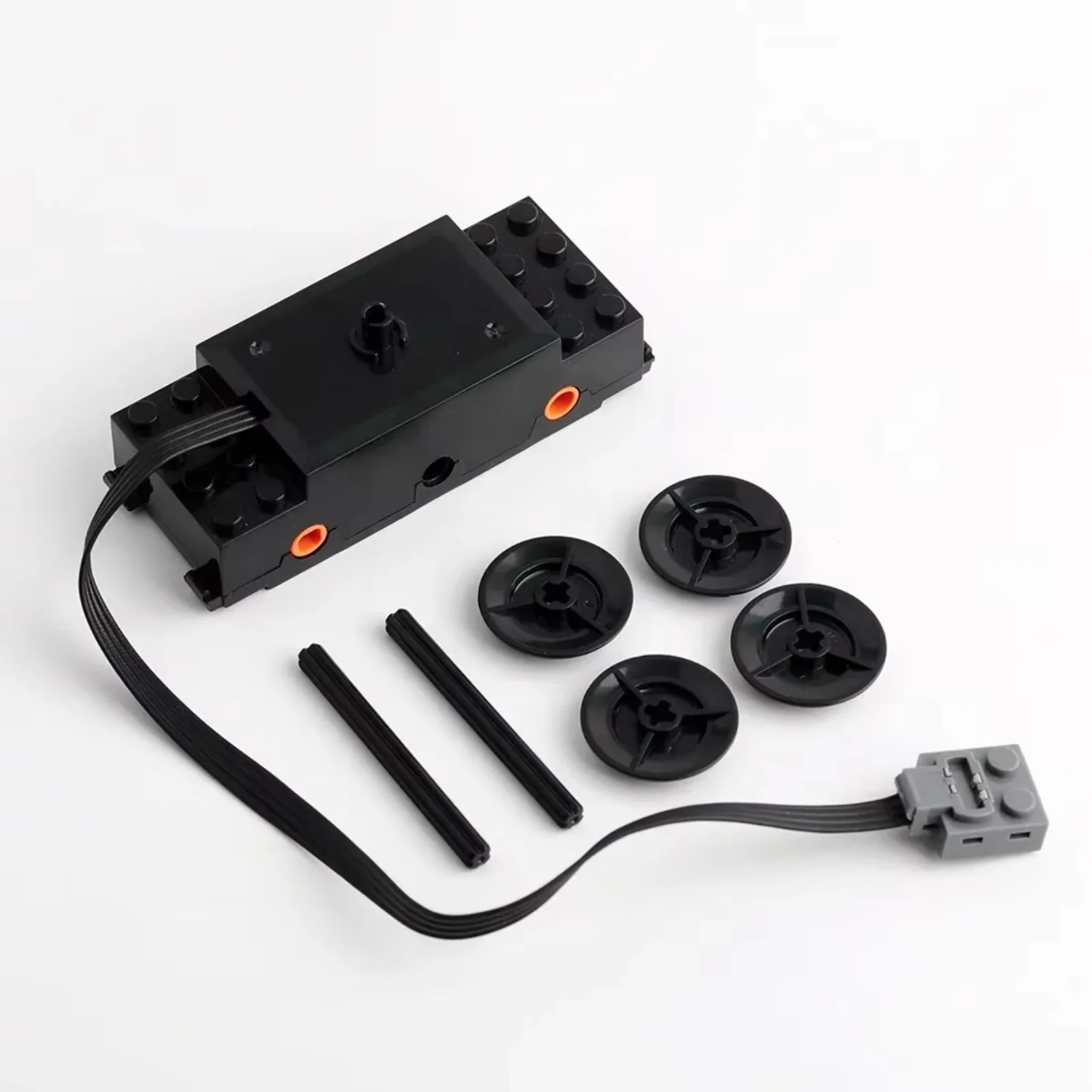 Funciones de potencia MOC 88002 Motor de tren de alta velocidad para legoeds 10254/53401/53400 pistas bloques de construcción coche DIY