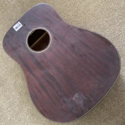 HB513  41 Inch Nature Color Acoustic Guitar Body Solid TOP Redwood With Synthetic Wood DIY Guitar Parts for DIY Replacement