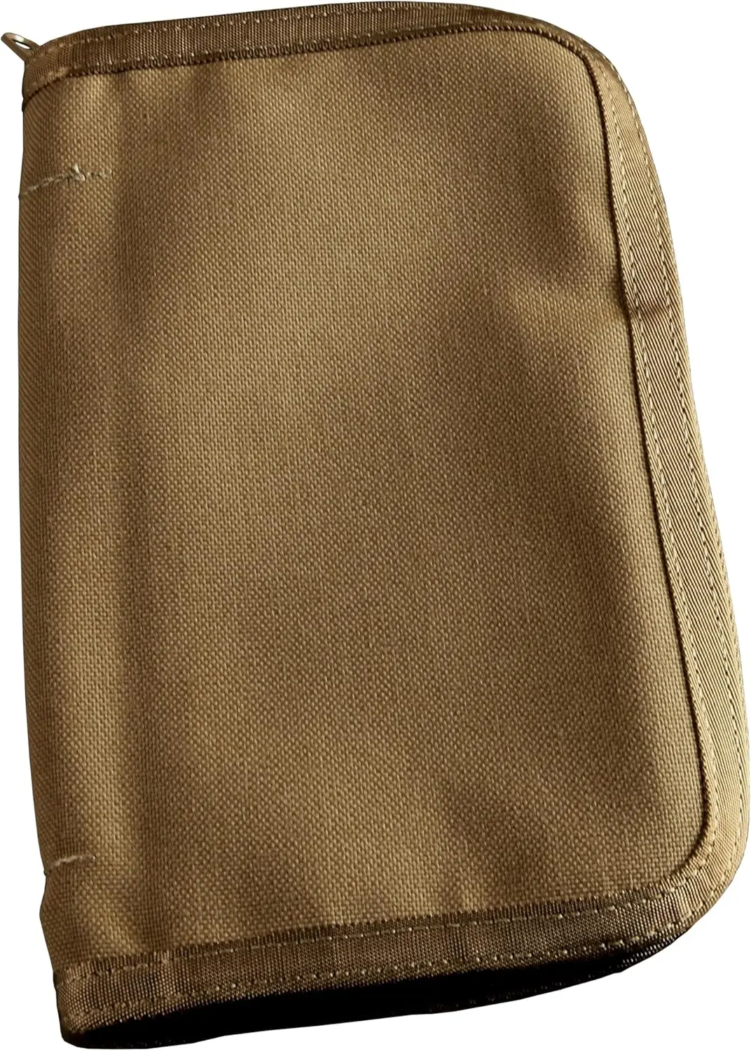 

Weatherproof Notebook Cover, 5.5x8.5in, Tan, Cordura Fabric, Rugged Zipper