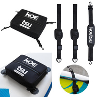 KOETSU Large Capacity Paddleboard Paddle Board Storage Bag Deck Cooler Bag Kayak Strap Paddle Board Elastic Rope