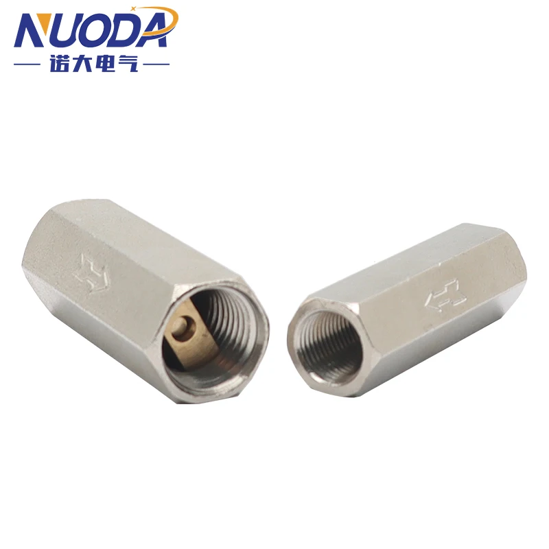 CV Pneumatic Check Valve Control Valve Air Valve 1/8 1/4 3/8 1/2 BSPT Internal Threaded Brass One-Way Check Valve