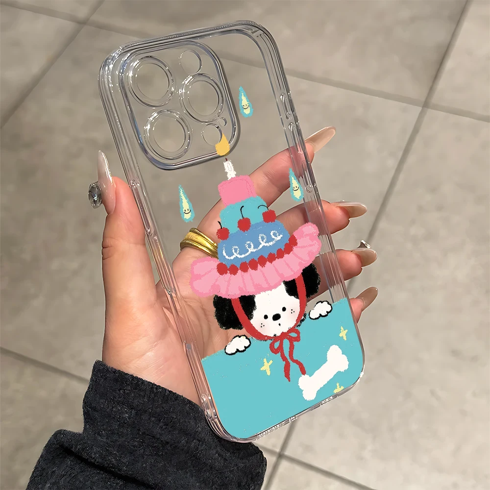 Brush style cake Silicone Phone Case for iPhone 17 16 15 14 13 12 11 Pro Xs Max Air Mini 7 8 6 6s Plus SE 2020 2022 Cover