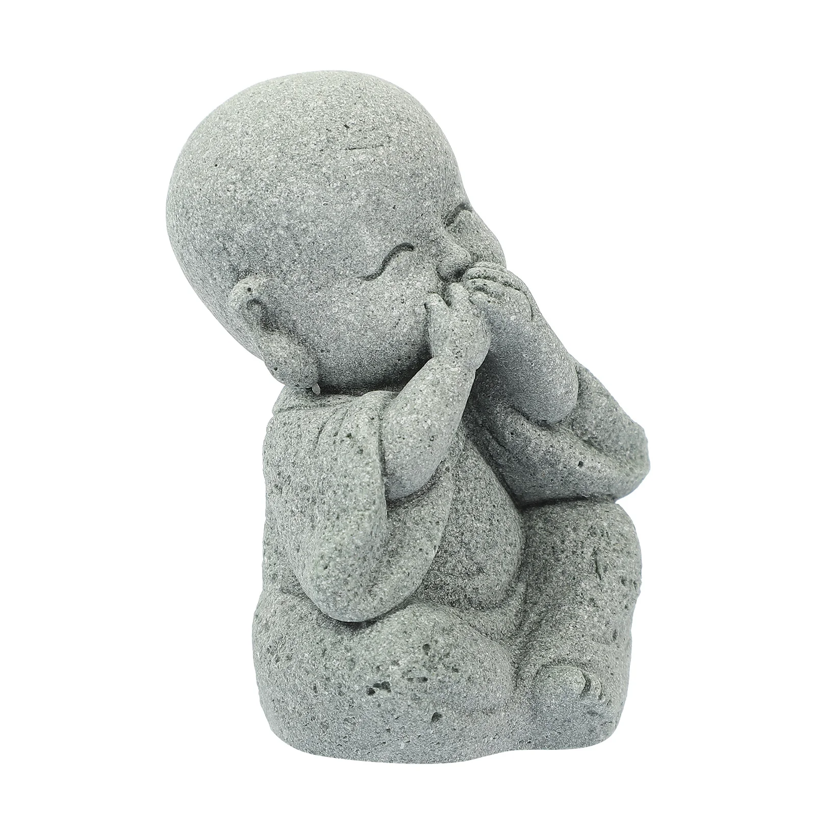 

Exquisite Monk Figurine Mini Bonsai Figurines Ornament Aquarium Creative Buddha Head Designs