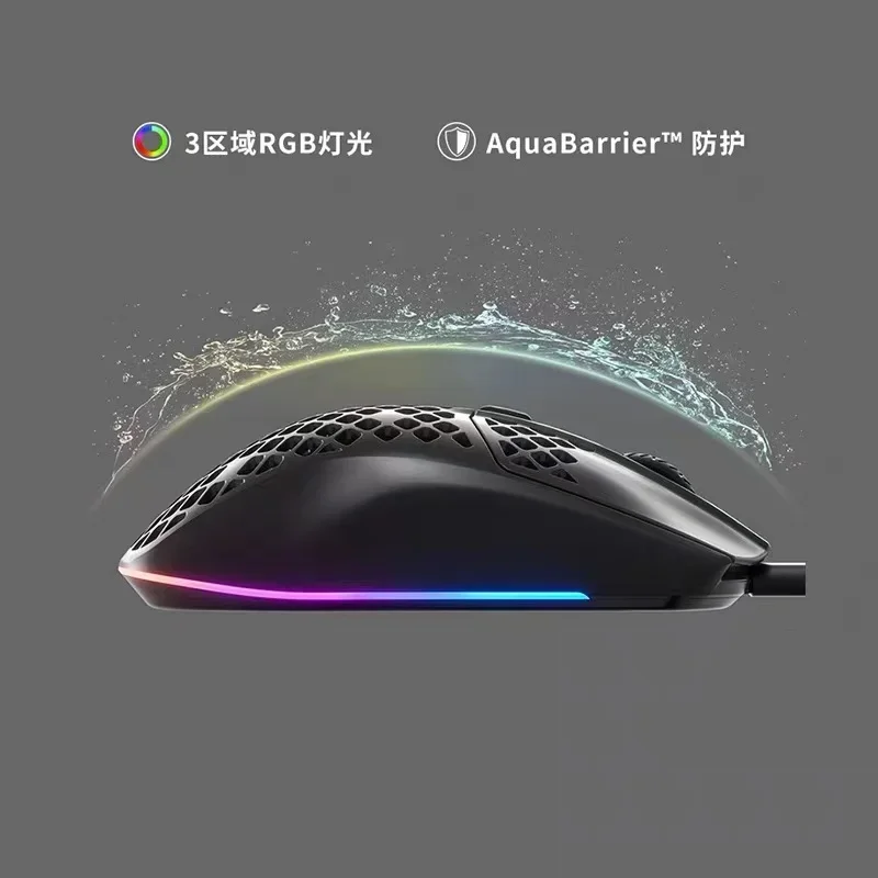 Steelseries Aerox 3 Ghose Wl Esports Mouse Tri Mode Bluetooth Wireless Truemove Air Ergonomics Lightweight Mouse Pc Accessories