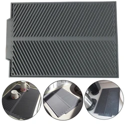 Kitchen Storage Dish Cup Drying Rack Holder Organizer Drainer Dryer Tray Tableware Water Drainning Tool Silicone Drying Pad