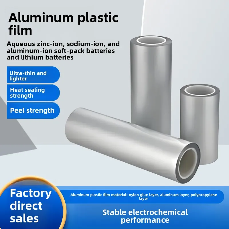Wholesale Flexible Aluminum Plastic Film Soft Pack Solid State Cell Aqueous Zinc Sodium Lithium Battery Factory Direct