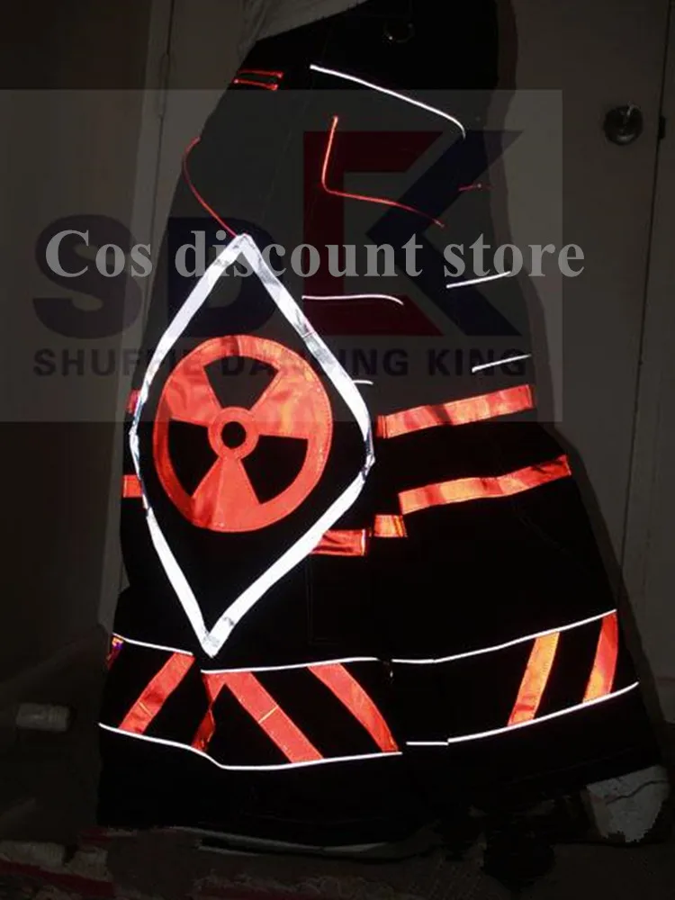 

Ghost Step Dance Pants Cool Pattern Men Women Casual Reflective Pants Ghost Walk Shuffle Luminous Pants Hip-hot Dancing Trousers
