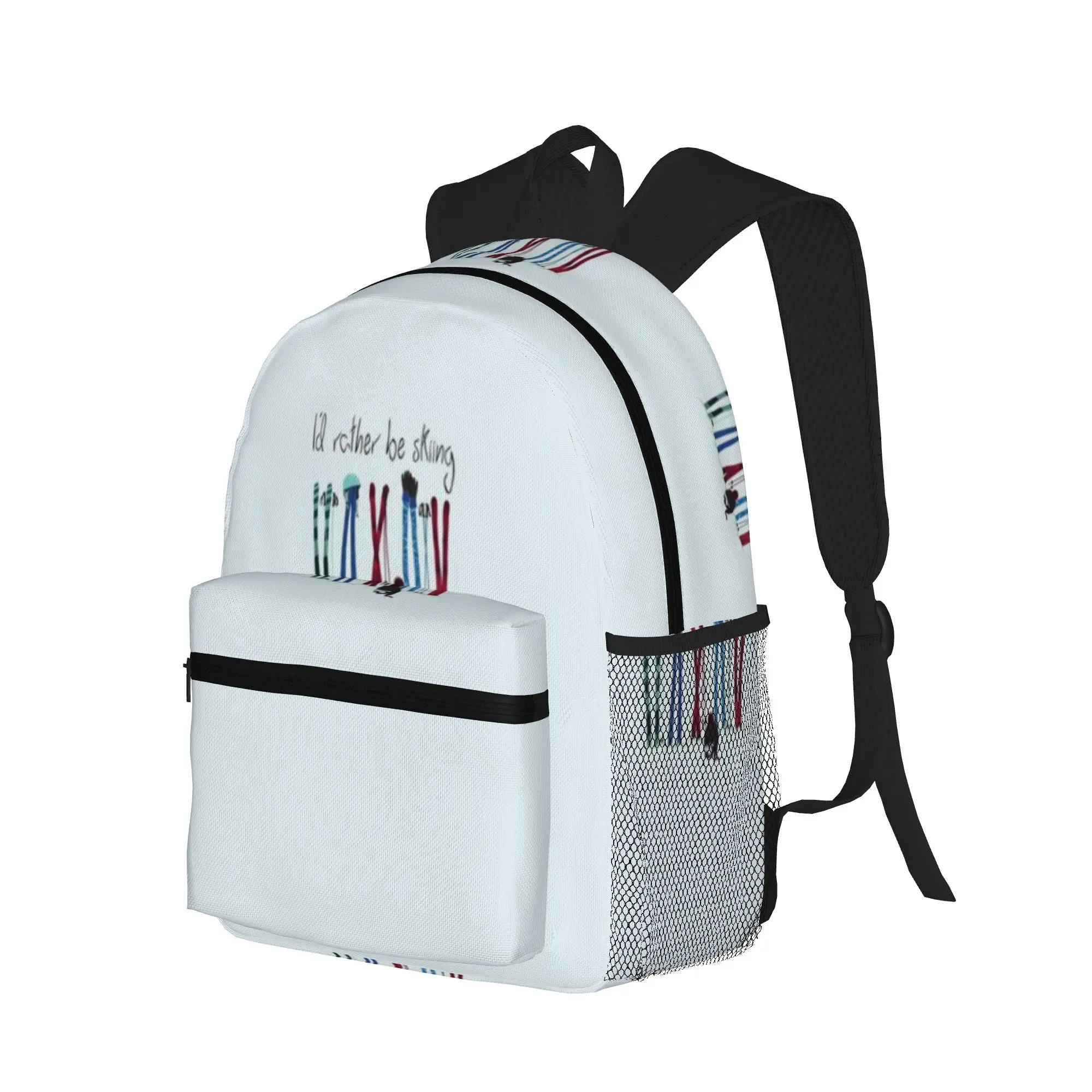 I d rather be skiing  Casual Backpack for Students and Adults Men's backpack