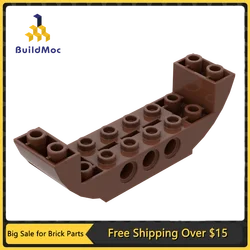 1Pc MOC Parts 11301 Slope Curved 2 x 8 x 2 Inverted Double Compatible Bricks DIY Assmble Building Blocks Particle Kid Toy Gift