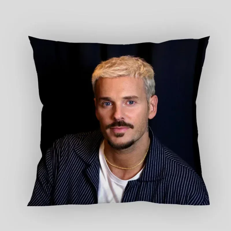 

M Pokora Pillowcase Custom Square Pillow Cover Case Zipper Pillowcase 35x35cm 45x45cm Pillow Covers Decorative