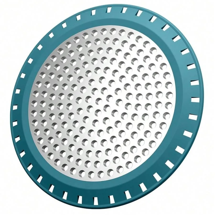 

Shower Drain Hair Catcher, Shower Drain Cover Bathtub Strainers Weighted Metal Hair Trap Stopper Sink Protector Filter Bathroom