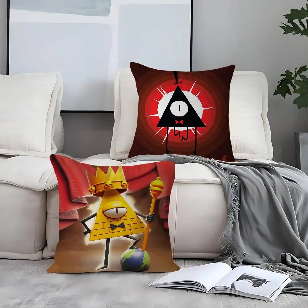 الكرتون B-Bill التشفير وسادة الهدايا أثاث المكاتب المنزلية غرفة نوم أريكة غطاء وسادة السيارة 45x45 سنتيمتر #2