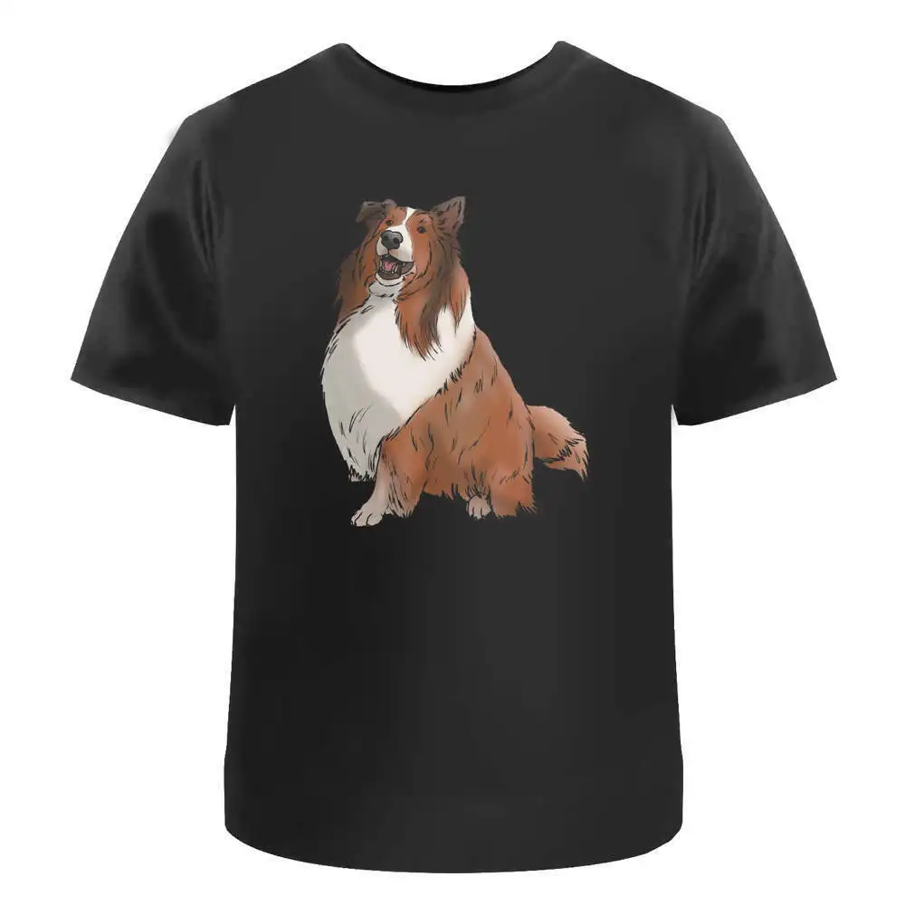 Футболка с изображением коллигена для женщин TA037460