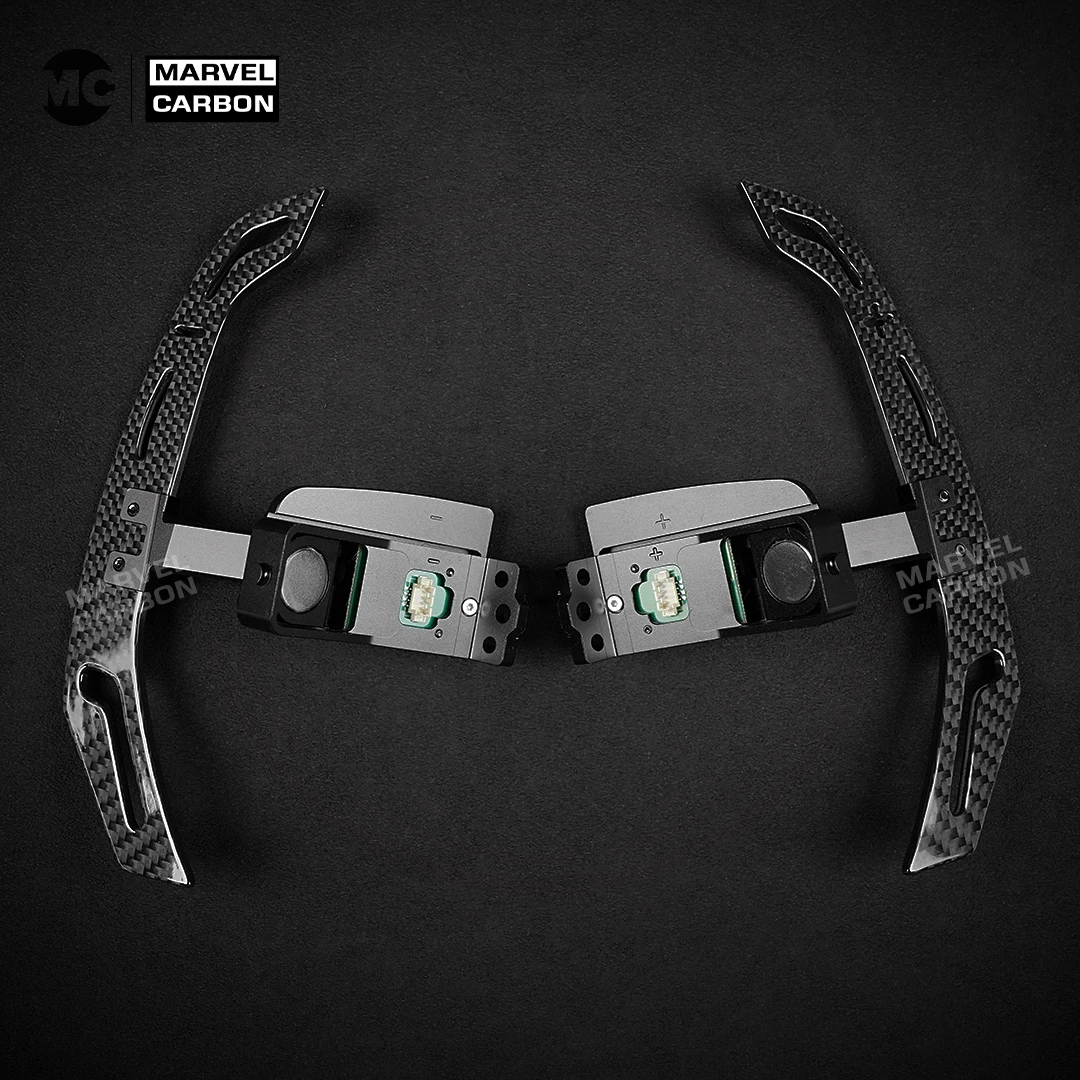 

Магнитный рычаг переключения передач MC из углеродного волокна, совместимый с Porsche 992 GT3, рычаг переключения передач на руле