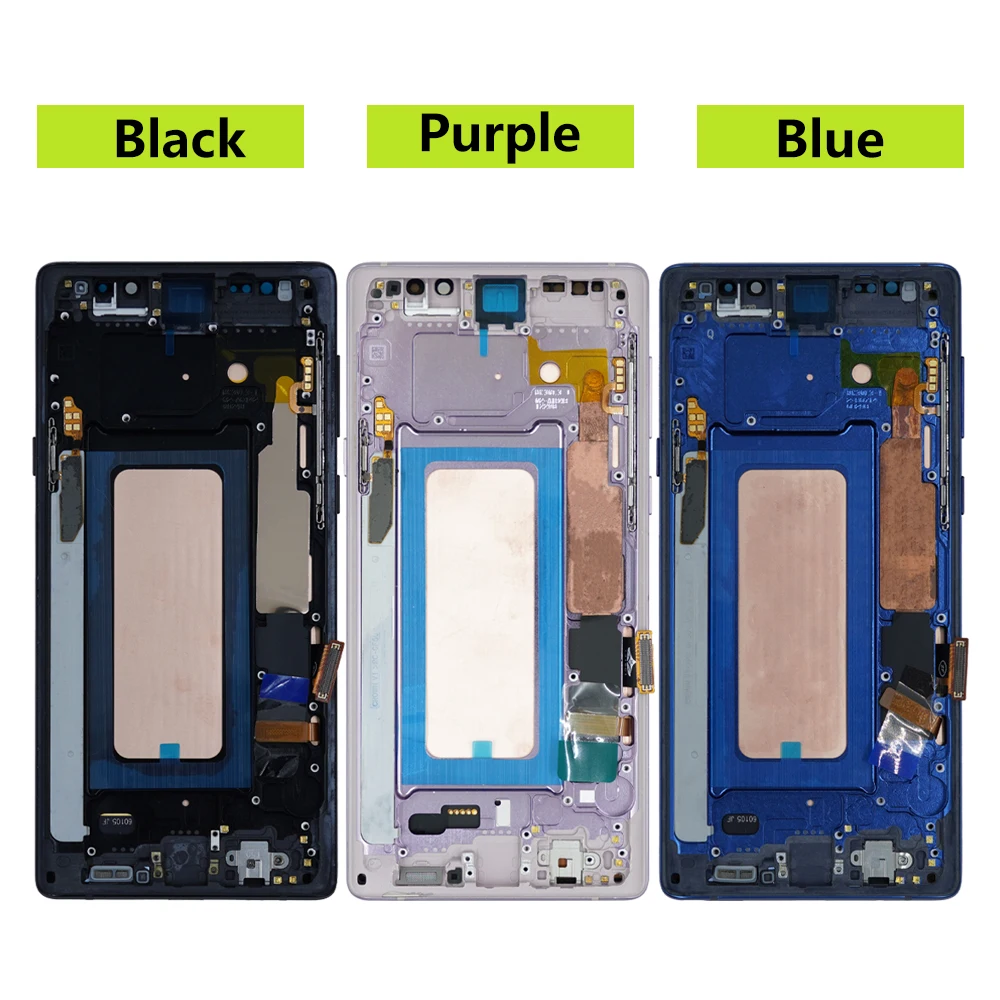 AMOLED for Samsung Galaxy Note9 N960F Lcd Display Digital Touch Screen with Frame for Samsung Galaxy Note 9 Screen Assembly