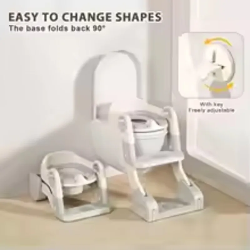MACH-Children' S Toilet Luggage Ladder Can Be Folded, Baby Can Go To The Toilet To Assist Men And Women To Hold The Toilet Lugga