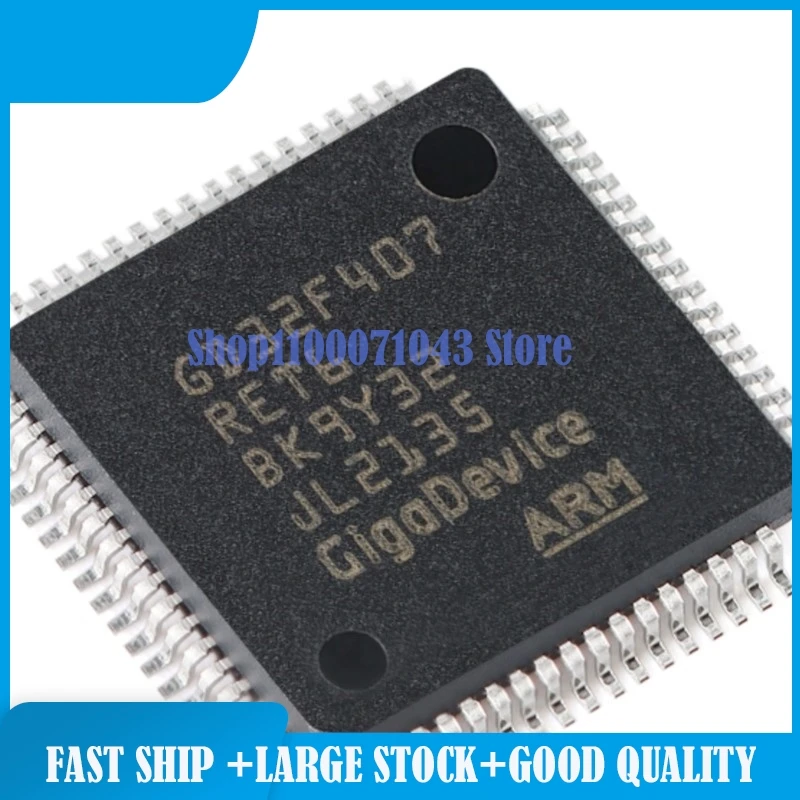 

5pieces/lot GD32F407RET6 STM32F103ZGT6 STM32F207VCT6 ADUM4160BRWZ-RL ADUM5241ARZ-RL7 GD32F405VGT6 LPC1765FBD100