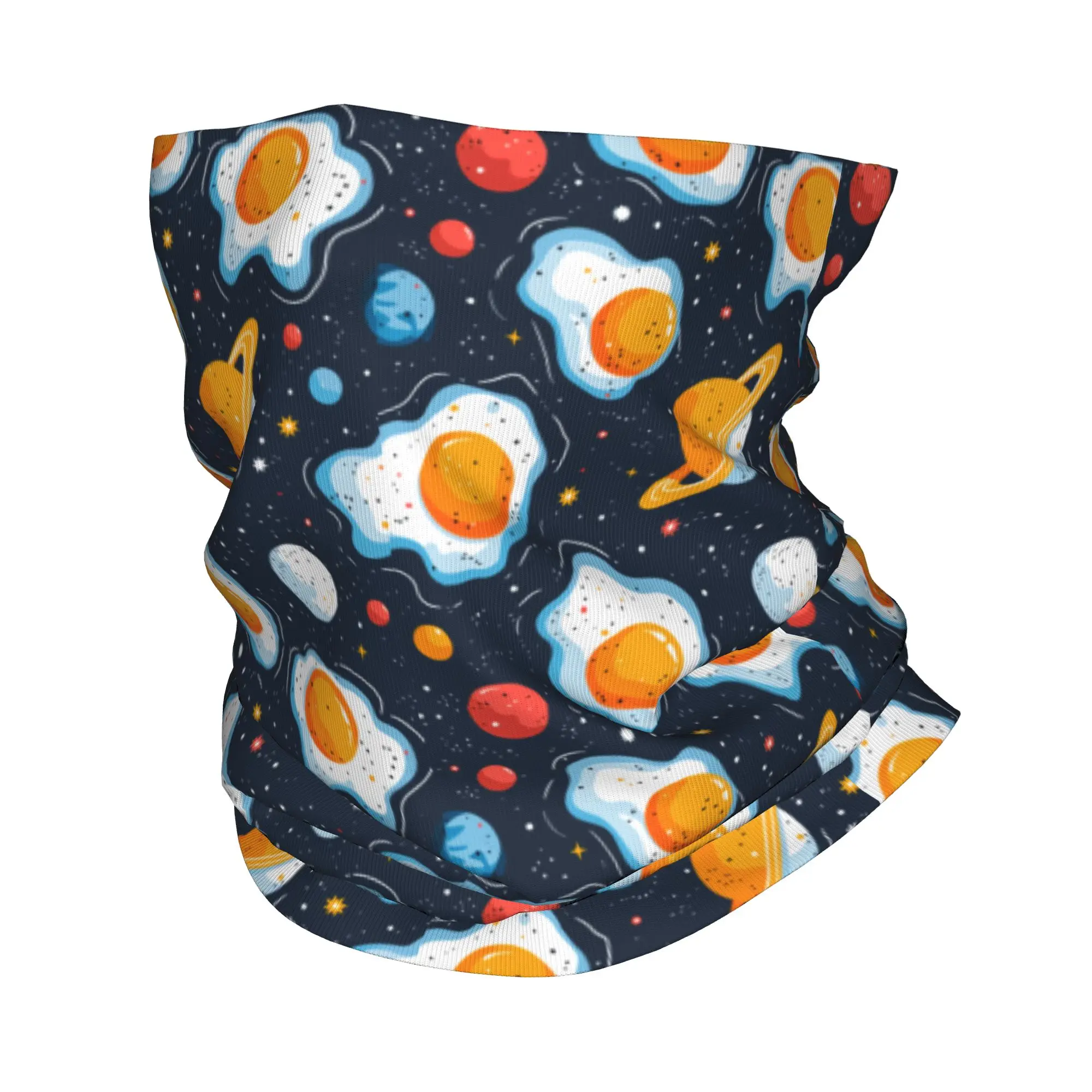 

Зимний ветрозащитный шарф-бандана Custom Eggs для женщин, с дизайном «Звездное небо», для походов, можно использовать как головной убор или маска для лица.