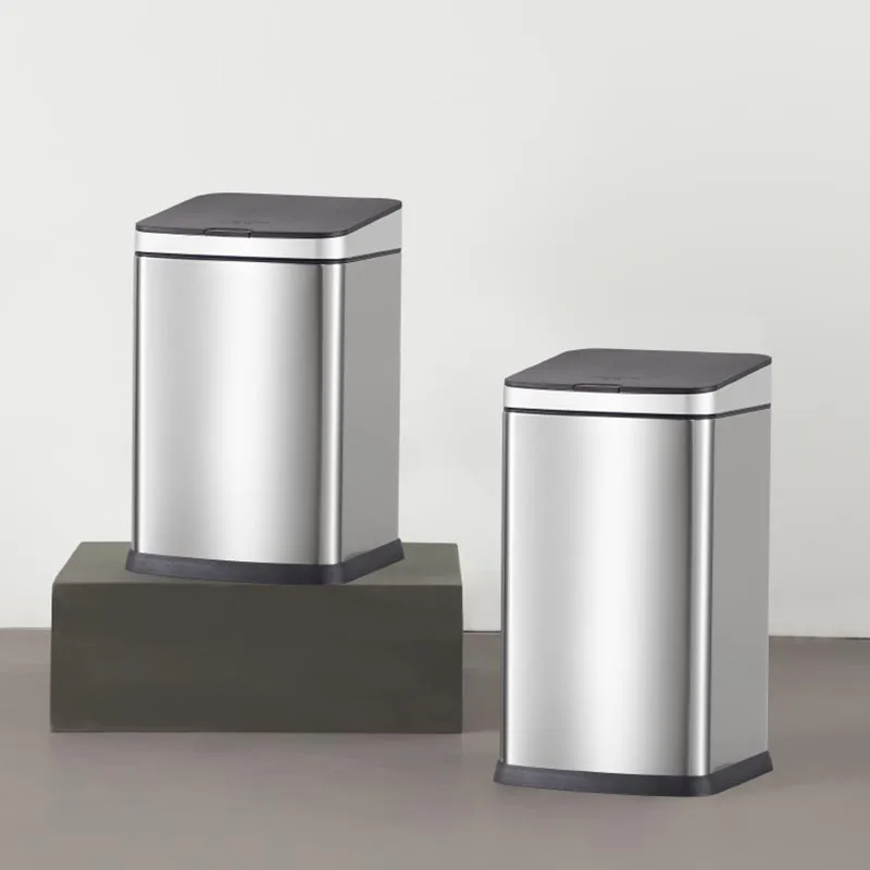 

Intelligent Trash Can Automatic Sensor Smart Living Room Kitchen Garbage Bin Bedroom Stainless Steel Poubelle Rubbish Bin EB5LJT