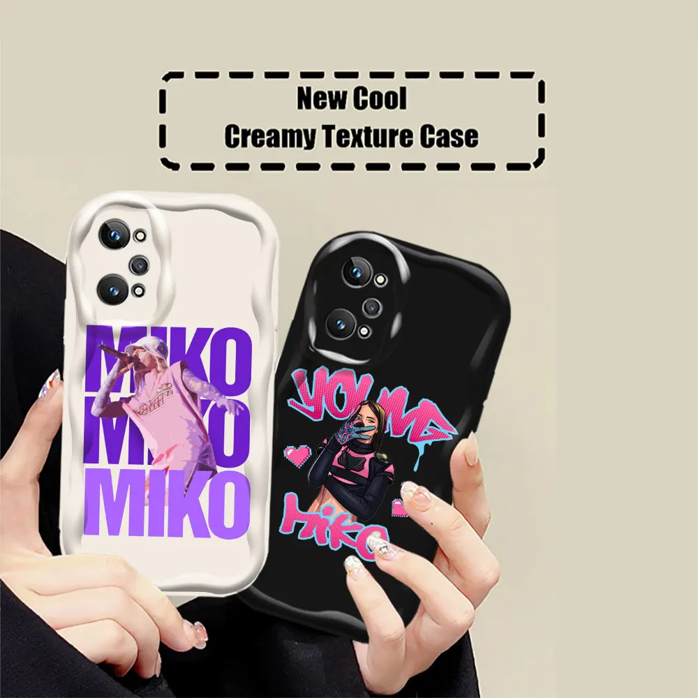 Young Miko Singer Phone Case For Xiaomi Redmi Note 13 12 12S 11 10 9 8 Pro Plus 13C 12C 10C 9C 9A 11T 11S 10T 5G 3D Wave Cover