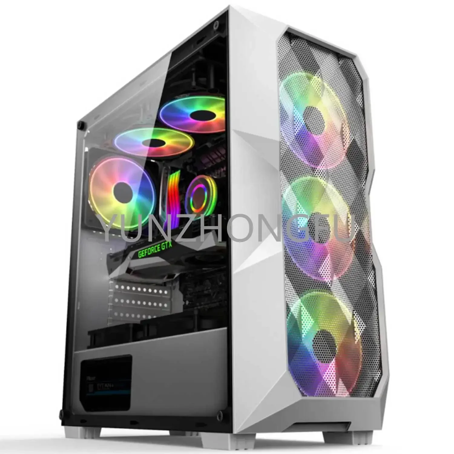 

2021 Style Popular Design Pc Atx Tower Computer Box Gaming Cabinet Case Casing