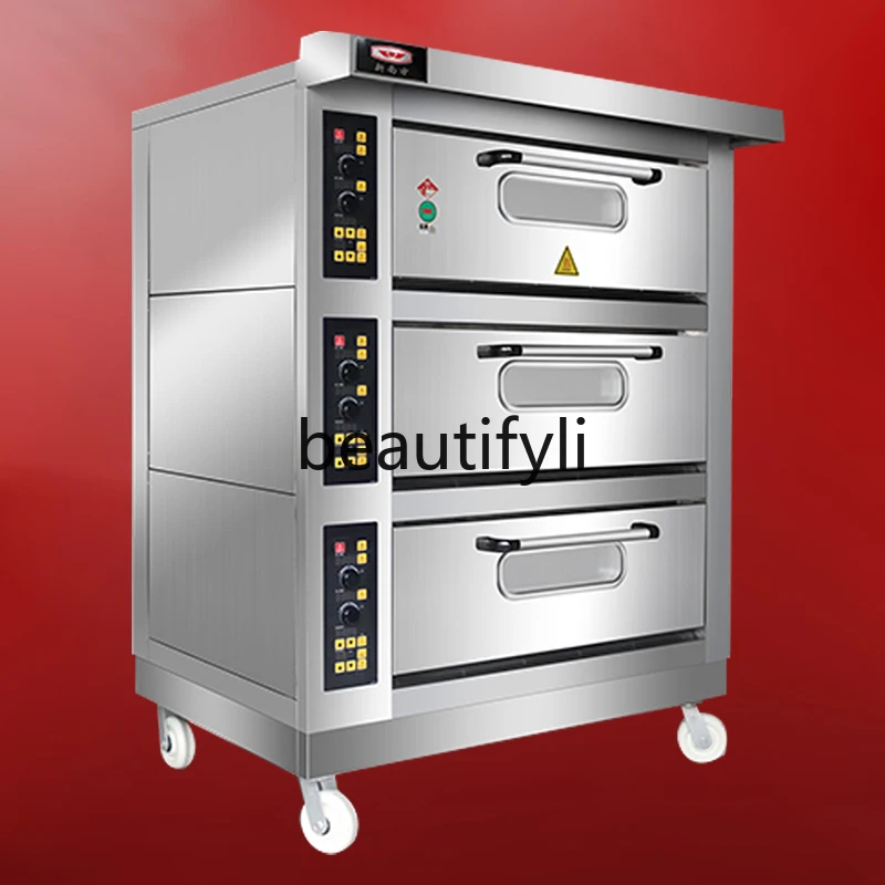 

Commercial Oven Large Capacity Electric Baking Oven for Baking Cakes and Pizzas