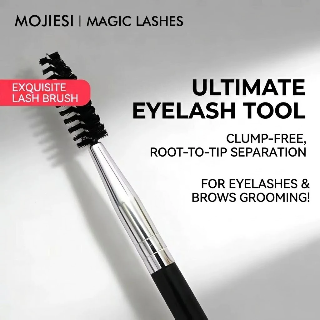 Micro Eyelash Extension Spoolies Portable Bendable Spiral Eyebrow Wand Lash Grooming Makeup Tools