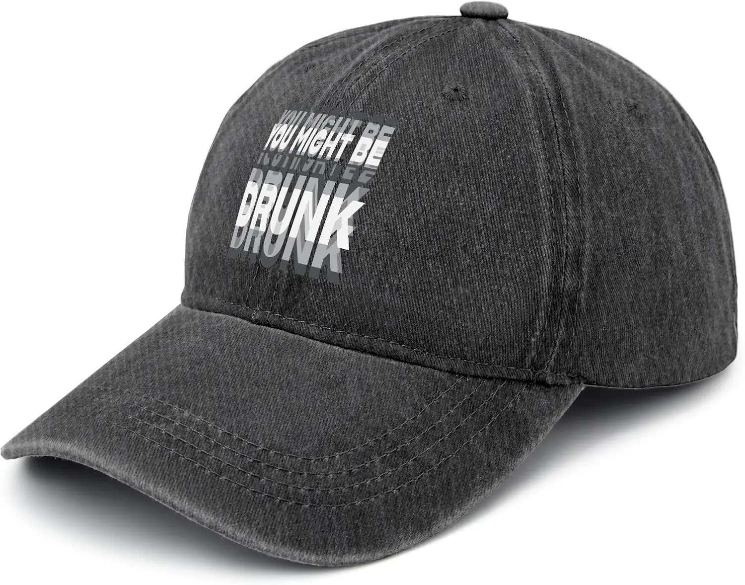 Funny Drinking Humor You Might Be Drunk Low Hat for Women Adjustable Cap