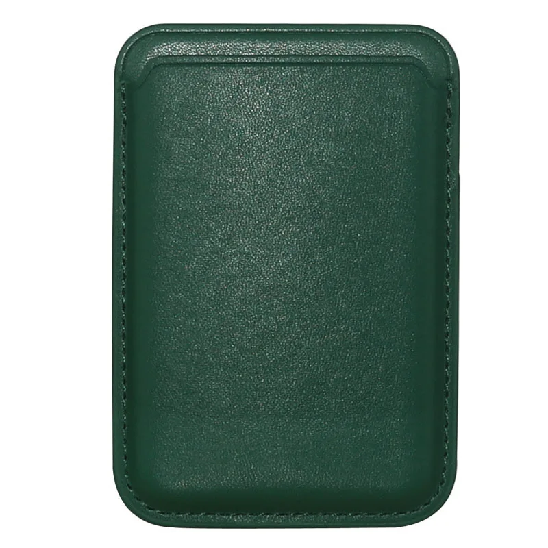 Magsafe-funda magnética de cuero para iPhone, carcasa de lujo con tarjetero para modelos 13, 12, 16, 14 Pro Max, 15Pro, S24