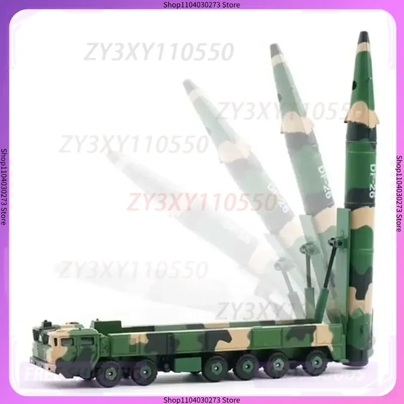 Tuoyi liga modelo de carro brinquedo dongfeng 26 míssil nuclear e constante veículo desktop coleção moda ornamento brinquedo presente