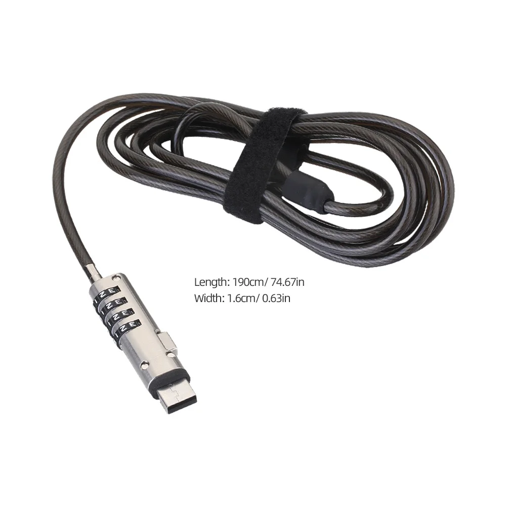 Picture 4: USB Interface Lock High Quality Alloy Laptop Lock with Customizable Code Easy Setup for Effective Theft Prevention and Safety