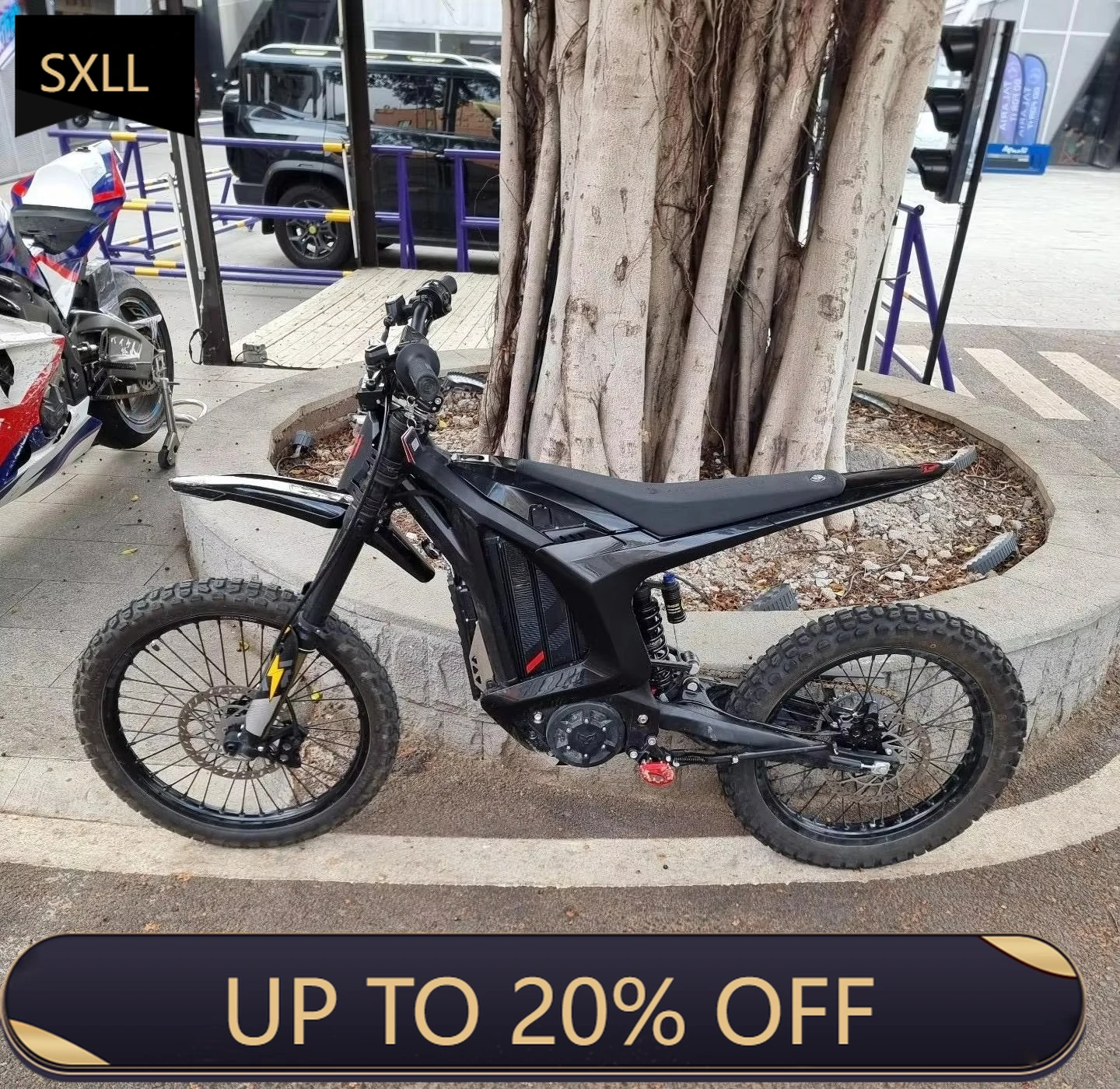 

Электрический внедорожник SXLL 2000W 72V 55Ah Arctic Leopard Cloud Xe Pro, интегрированная 3-скоростная батарея, запас хода 60 км на одном заряде.