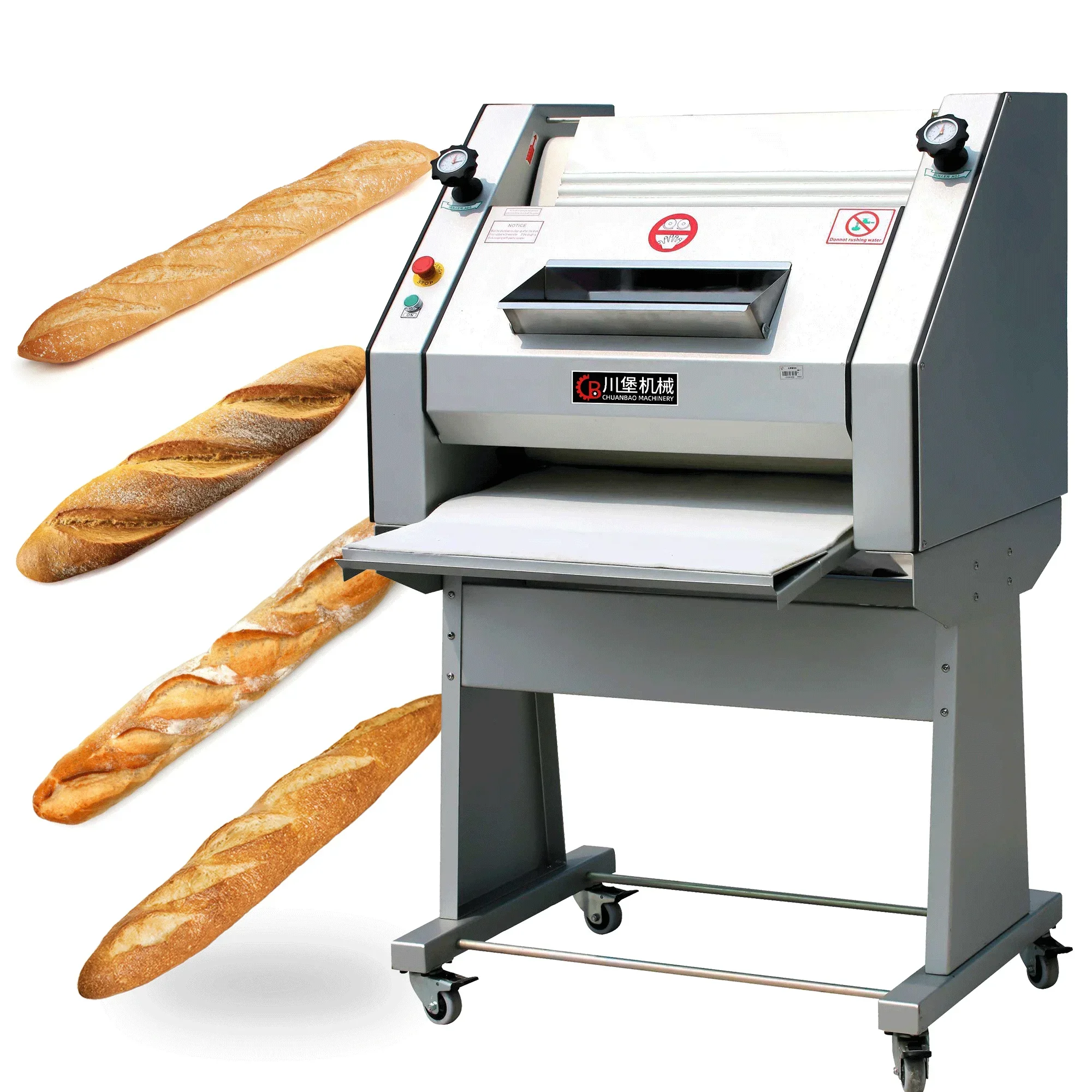 Commercial French Stick Baguette Maker Moulder French Bread Moulder Machine Moulder Baguette Making Machine For French Bread