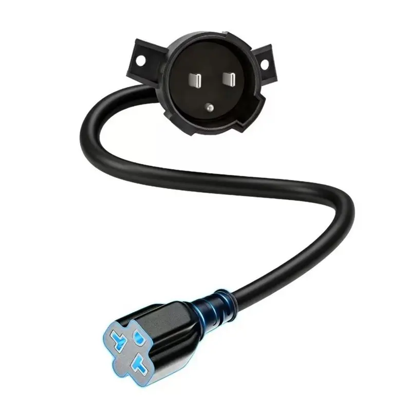 A64T-Charging Plug For Club Car Precedent, US Standard Converter Head & Socket For Golf Cart US Plug