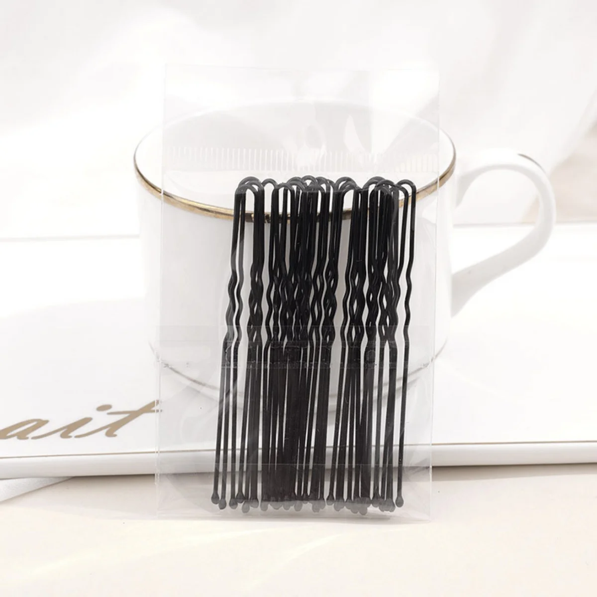 20 قطعة/المجموعة الأسود على شكل حرف U مقاطع الشعر المعدنية للنساء الرجال الاتجاه البسيط موجة الزفاف تصفيفة الشعر تصميم أدوات إكسسوارات الشعر
