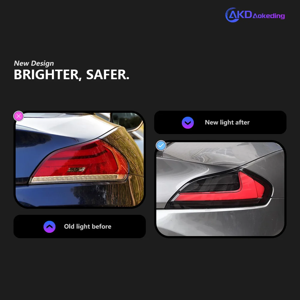 Auto Tail light Parts For BMW E89 2009-2016 Z4 latest Styling Steering signal Brake reversing light Car Accesorios Modified