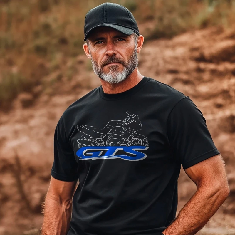 

Yamaha GTS 1000 1993-1999 fans - Motorcycle T-Shirt Men Fashion Street Hip-hop Rock Short-sleeved Women